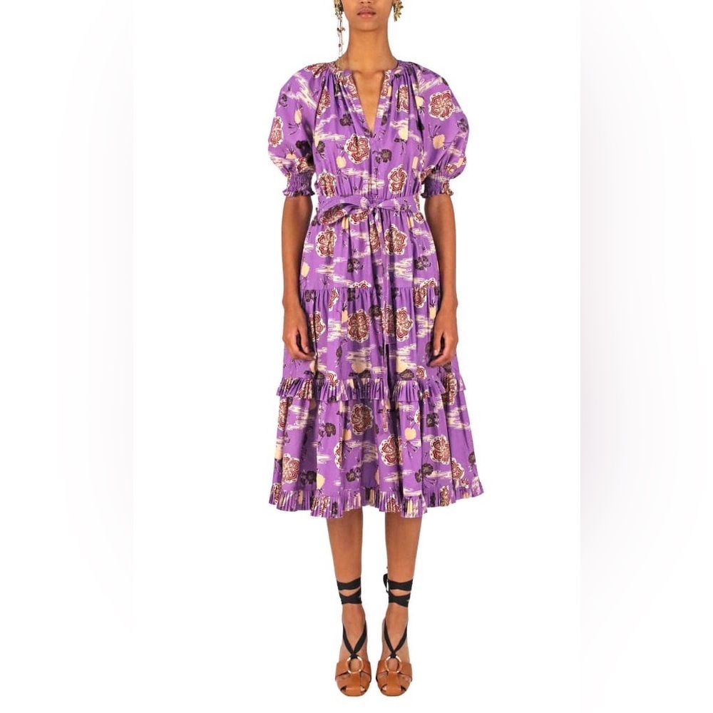 Ulla Johnson Dasha Dress in Zinnia - Picture 4 of 4